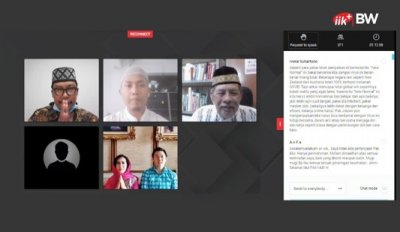 Keluarga Besar IIK BW Adakan Halalbihalal secara Online