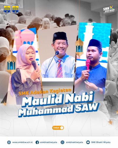 Keluarga Besar SMK Adakan Kegiatan Maulid Nabi Muhammad SAW