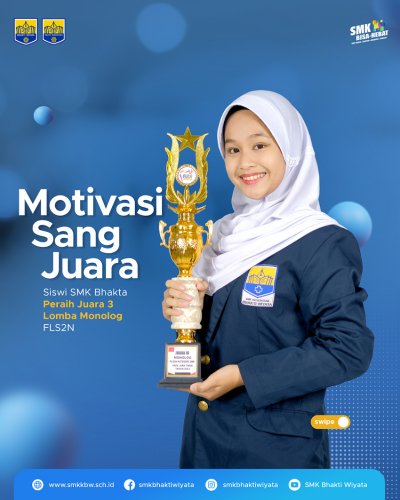 Kisah Motivasi Nadine Peraih Juara 3 Lomba Monolog